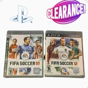 Fifa soccer ⚽️ 10 and 12 for Playstation 3
